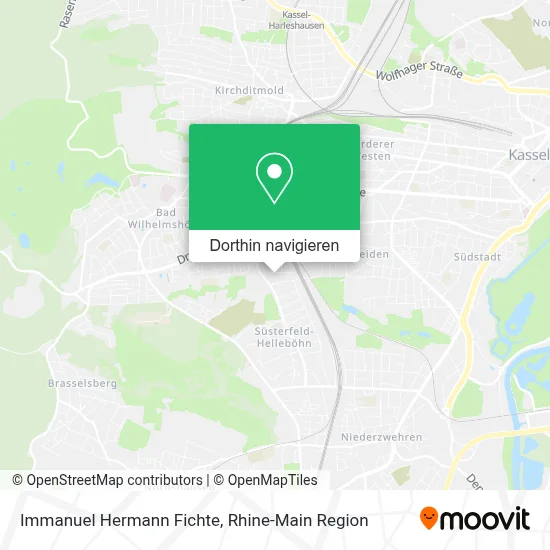 Immanuel Hermann Fichte Karte