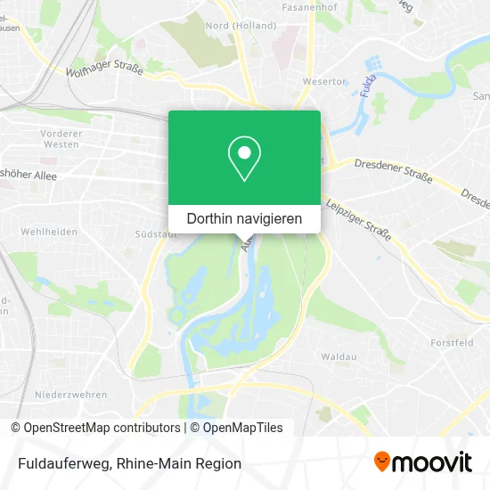 Fuldauferweg Karte