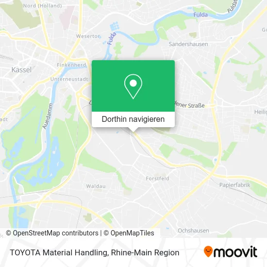 TOYOTA Material Handling Karte