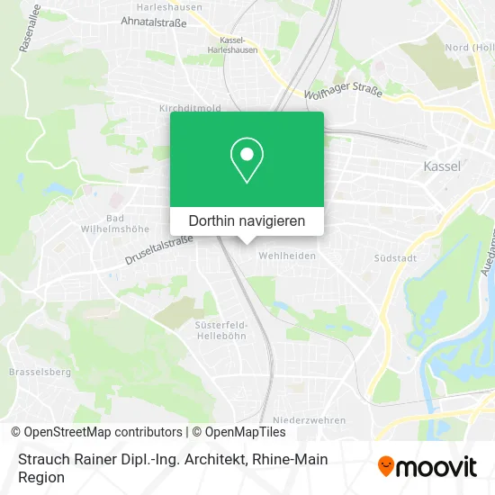 Strauch Rainer Dipl.-Ing. Architekt Karte