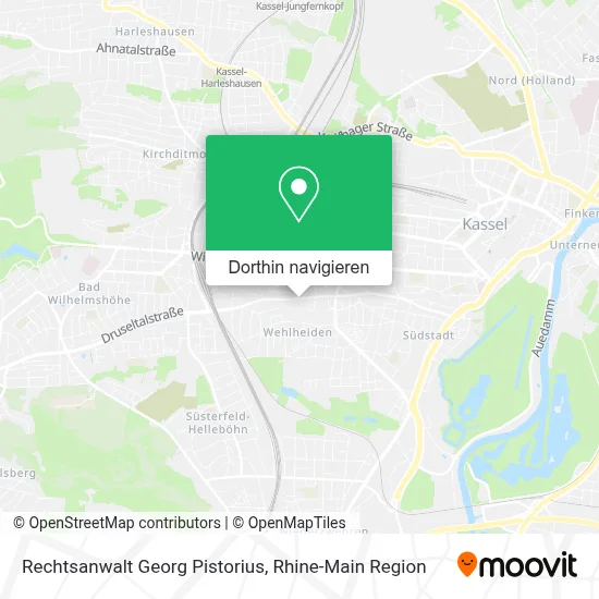 Rechtsanwalt Georg Pistorius Karte