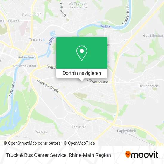 Truck & Bus Center Service Karte