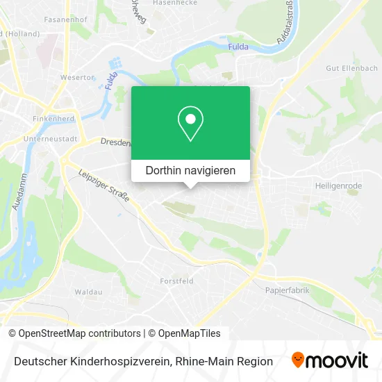 Deutscher Kinderhospizverein Karte