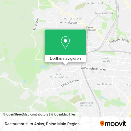 Restaurant zum Anker Karte