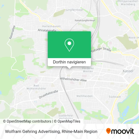 Wolfram Gehring Advertising Karte