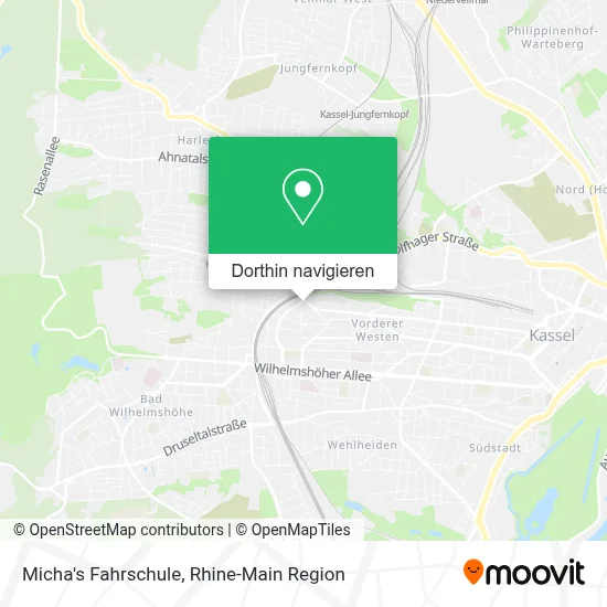 Micha's Fahrschule Karte