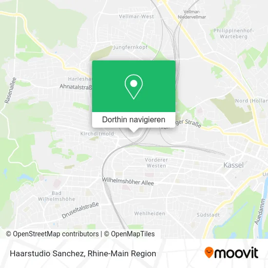 Haarstudio Sanchez Karte