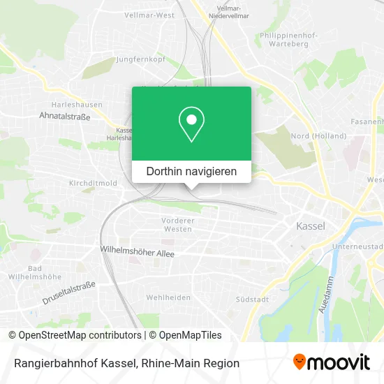 Rangierbahnhof Kassel Karte