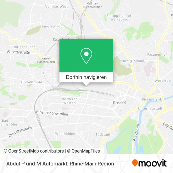 Abdul P und M Automarkt Karte