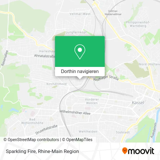 Sparkling Fire Karte