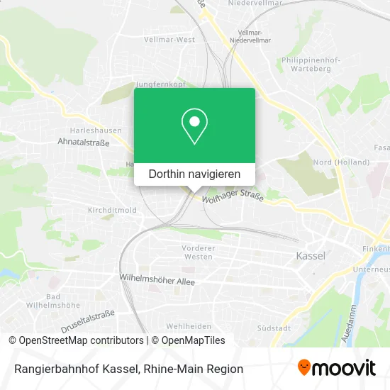 Rangierbahnhof Kassel Karte