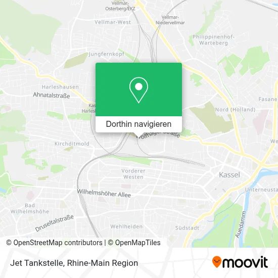 Jet Tankstelle Karte