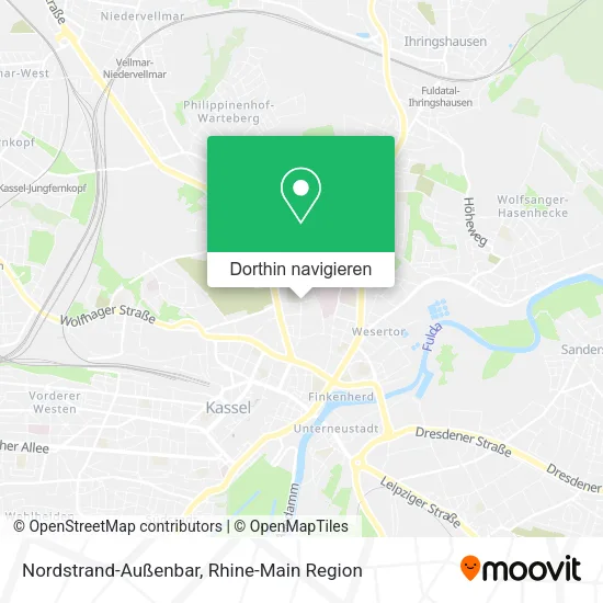 Nordstrand-Außenbar Karte