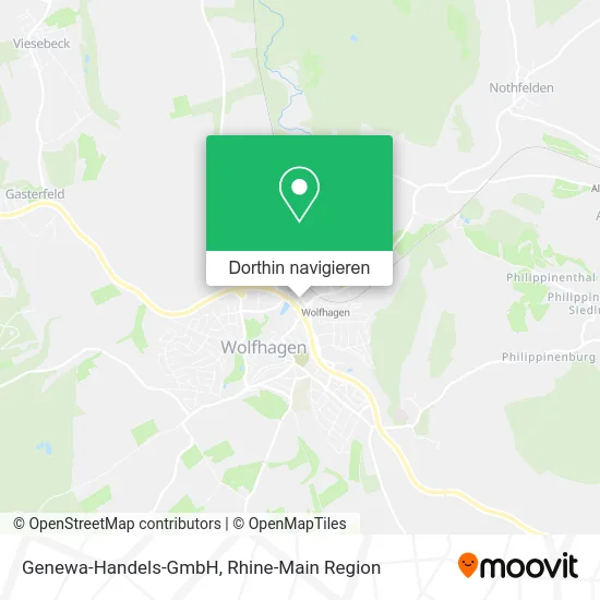 Genewa-Handels-GmbH Karte