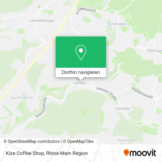 Kize Coffee Shop Karte