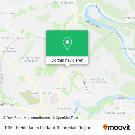 DRK - Kleiderladen Fuldatal Karte