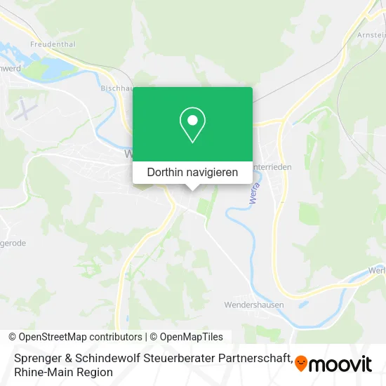 Sprenger & Schindewolf Steuerberater Partnerschaft Karte