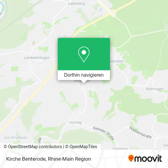 Kirche Benterode Karte