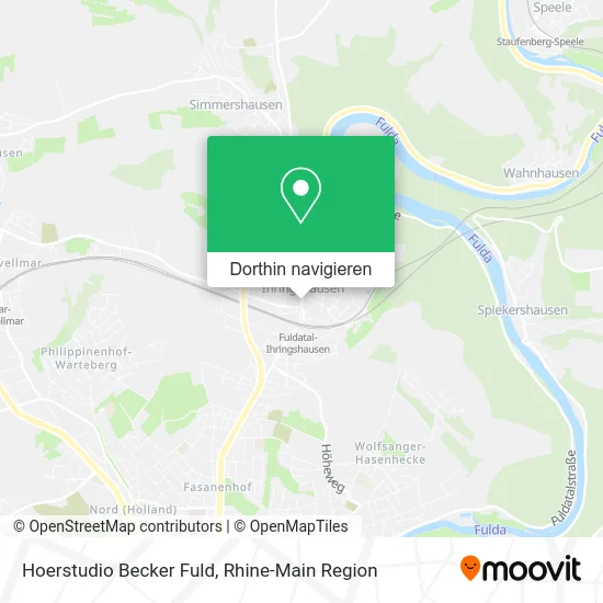 Hoerstudio Becker Fuld Karte