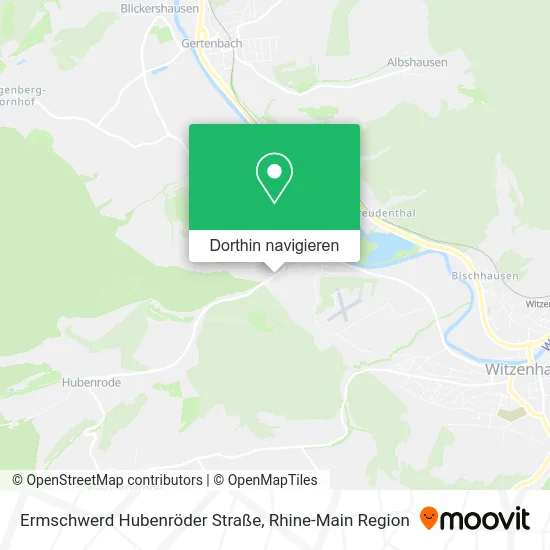 Ermschwerd Hubenröder Straße Karte