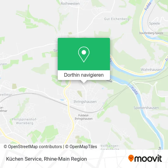 Küchen Service Karte