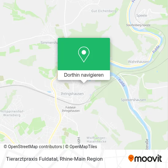 Tierarztpraxis Fuldatal Karte