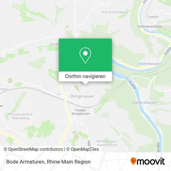 Bode Armaturen Karte