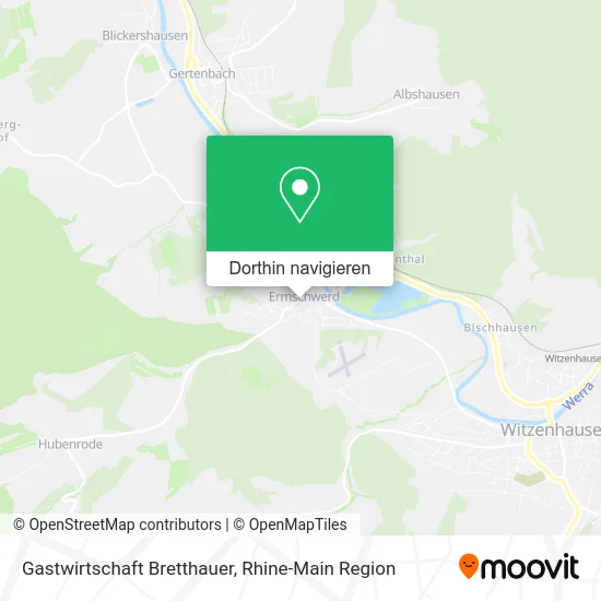 Gastwirtschaft Bretthauer Karte