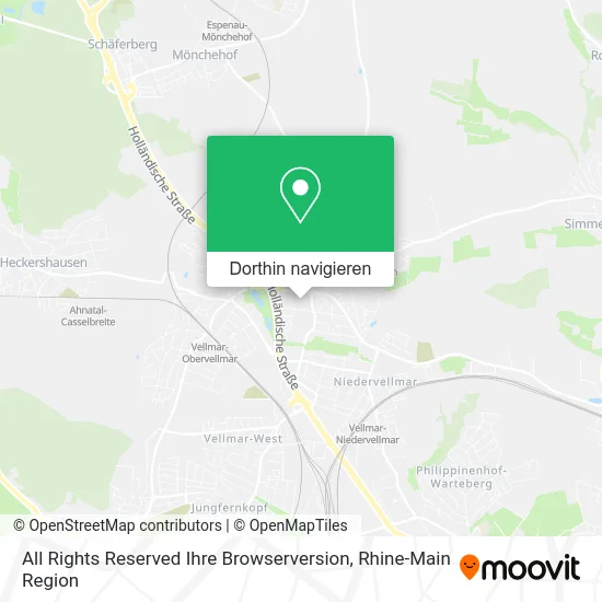 All Rights Reserved Ihre Browserversion Karte