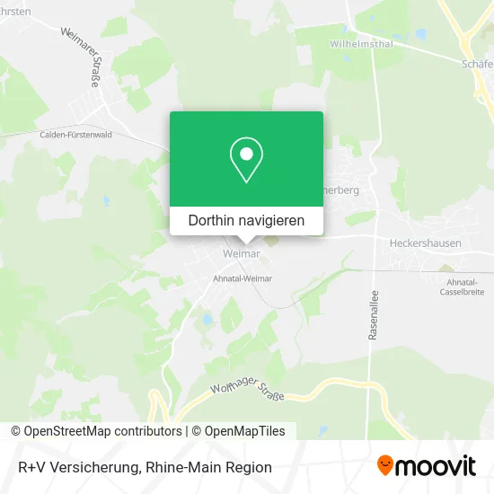 R+V Versicherung Karte