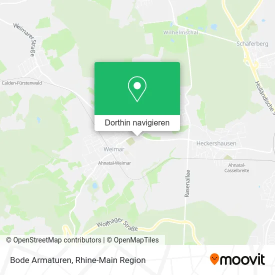 Bode Armaturen Karte