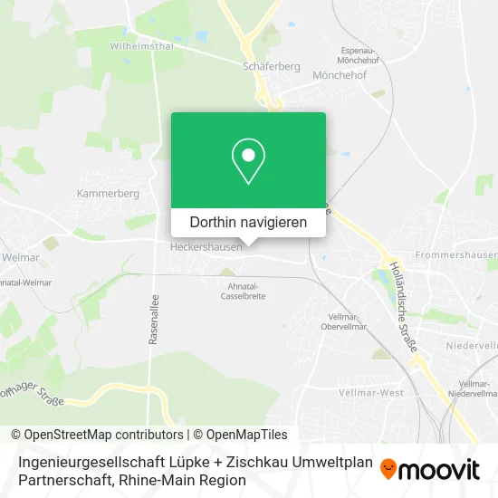 Ingenieurgesellschaft Lüpke + Zischkau Umweltplan Partnerschaft Karte