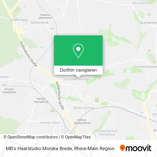 MB's Haarstudio Monika Brede Karte