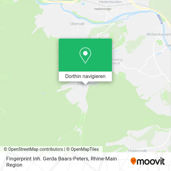 Fingerprint Inh. Gerda Baars-Peters Karte