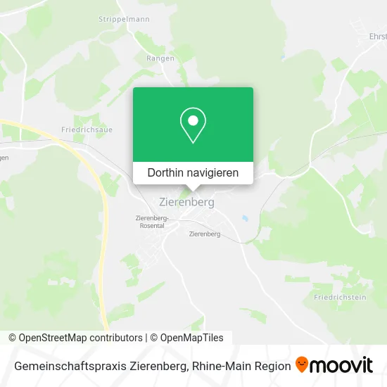 Gemeinschaftspraxis Zierenberg Karte