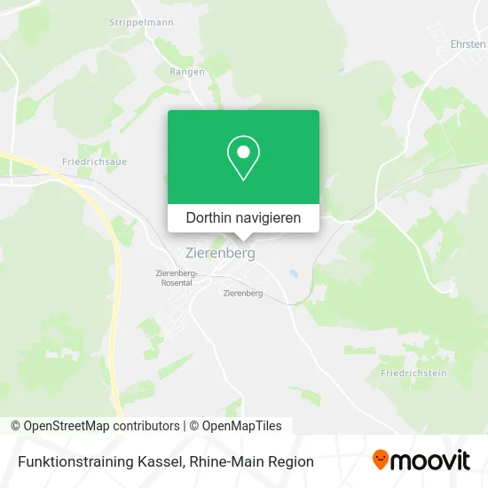 Funktionstraining Kassel Karte