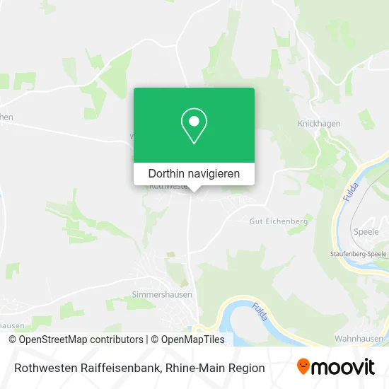 Rothwesten Raiffeisenbank Karte