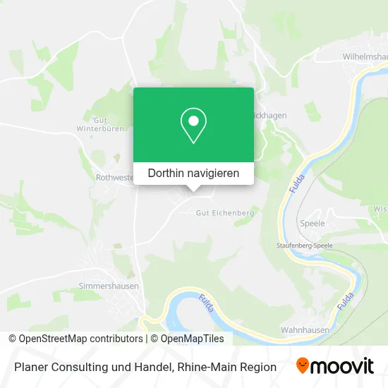 Planer Consulting und Handel Karte