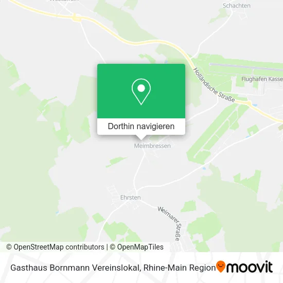 Gasthaus Bornmann Vereinslokal Karte