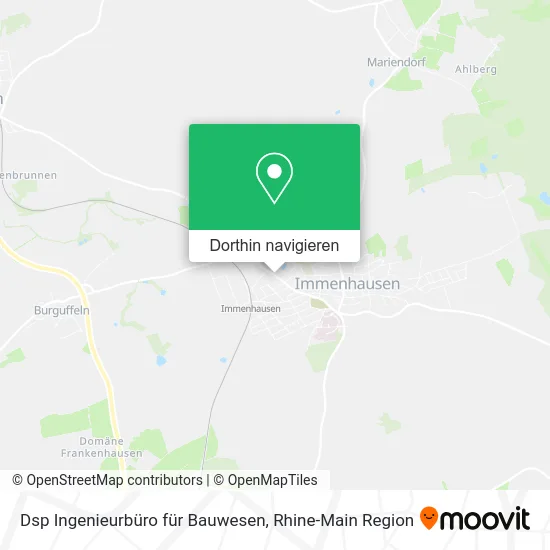 Dsp Ingenieurbüro für Bauwesen Karte