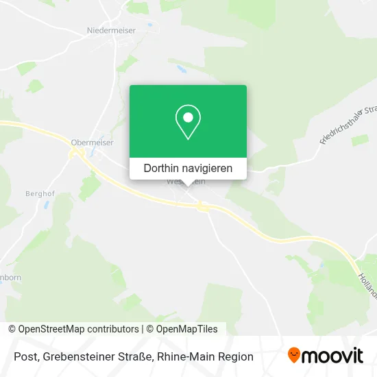 Post, Grebensteiner Straße Karte