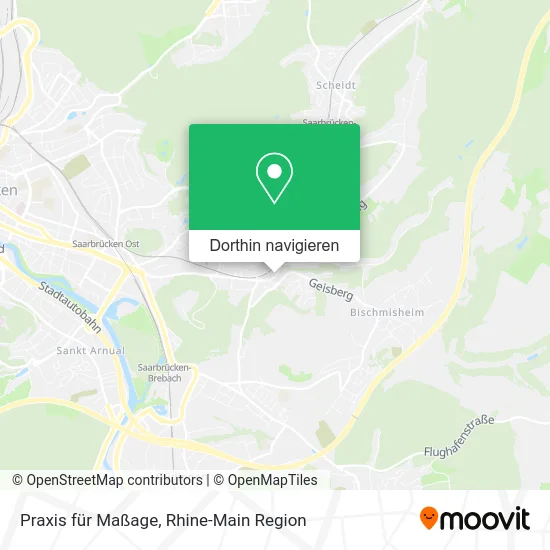 Praxis für Maßage Karte