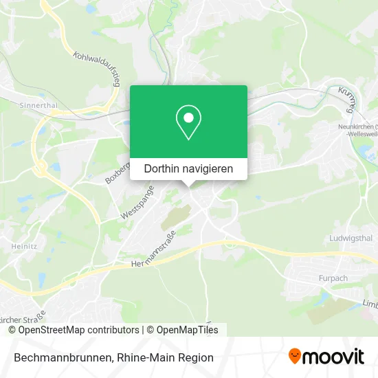 Bechmannbrunnen Karte