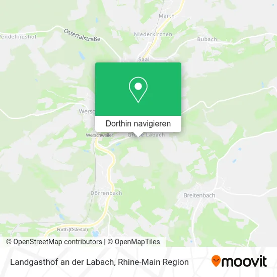 Landgasthof an der Labach Karte