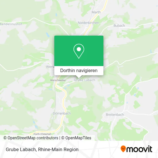 Grube Labach Karte