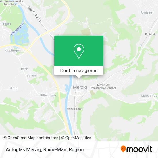 Autoglas Merzig Karte