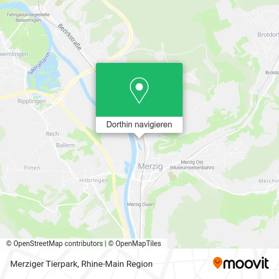 Merziger Tierpark Karte