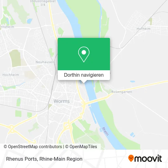 Rhenus Ports Karte