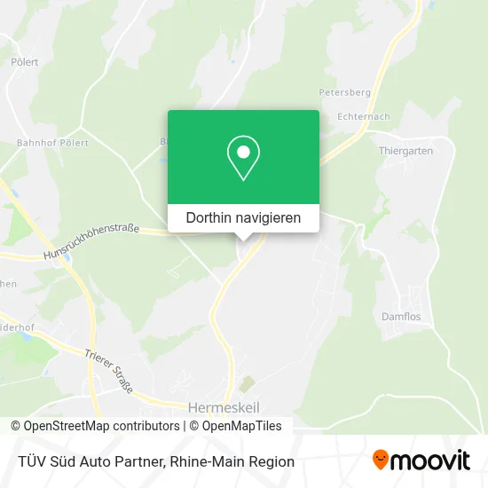 TÜV Süd Auto Partner Karte