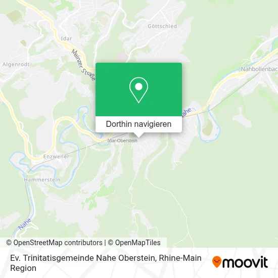Ev. Trinitatisgemeinde Nahe Oberstein Karte